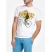 White Printed T-Shirt for Men White Printed T-Shirt for Men