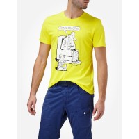 Men Black Printed Round Neck Sports T-shirt Men Black Printed Round Neck Sports T-shirt