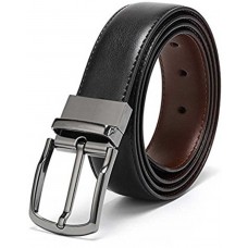 Men Party/Formal/Casual Black Leatherite Belt