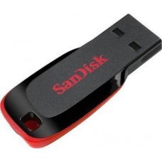 Sandisk Cruzer Blade 32 GB  (Black, Red)